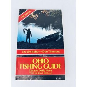Vintage 1986 Ohio‎ Fishing Guide Book - Dayton Daily News Journal Herald - Maps